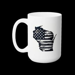 Mug 15oz: Wisconsin Wind Torn Flag - 10075170944960328365_2048_custom