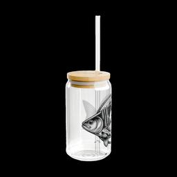 Glass Sipper 16oz: Gone Fishin' - 10541297150467664851_2048