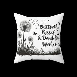 Soft, Stylish, Pillow - Perfect for Every Room: Butterfly Kisses and Dandelion Wishes - 10640644746163552469_2048