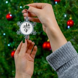 Created with a Purpose Pewter Snowflake Ornament for Holiday Decor - 11863894855250558014_2048