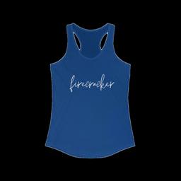 Women's Racerback Tank: Firecracker - 1227472912915132044_2048