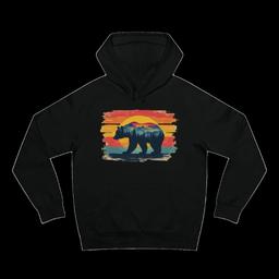 Unisex Hoodie: Retro bear - 13845132028329200911_2048