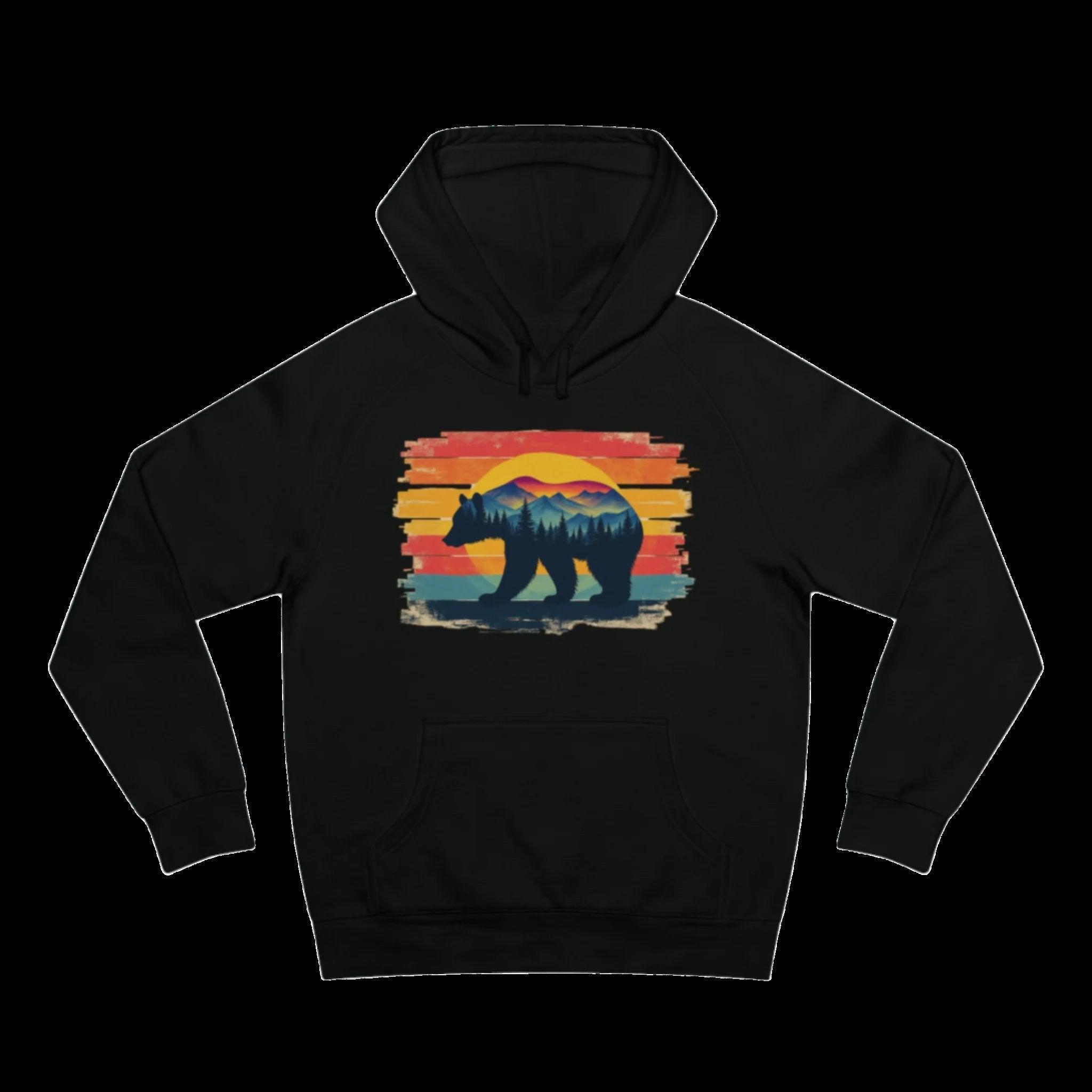 Unisex Hoodie: Retro bear