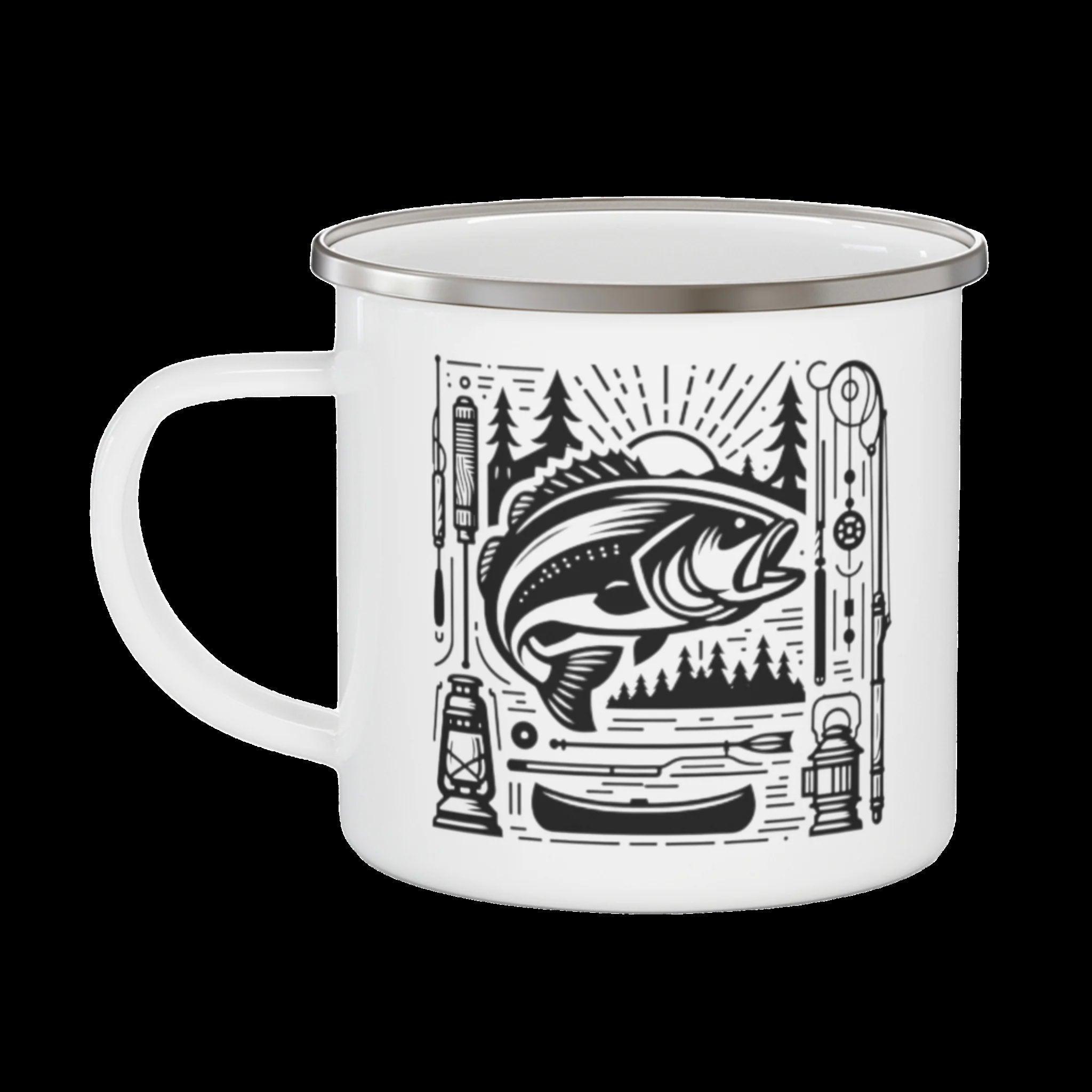 Camping Mug 12oz: Gone Fishin'