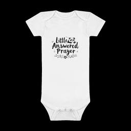 Onesie Organic Baby Bodysuit: little answered prayer - 14631314078868371857_2048