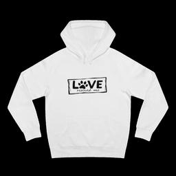 Classic Cotton-Blend Hoodie – Warmth and Comfort for Every Day: Love Rescued Me - 14971258117910021120_2048