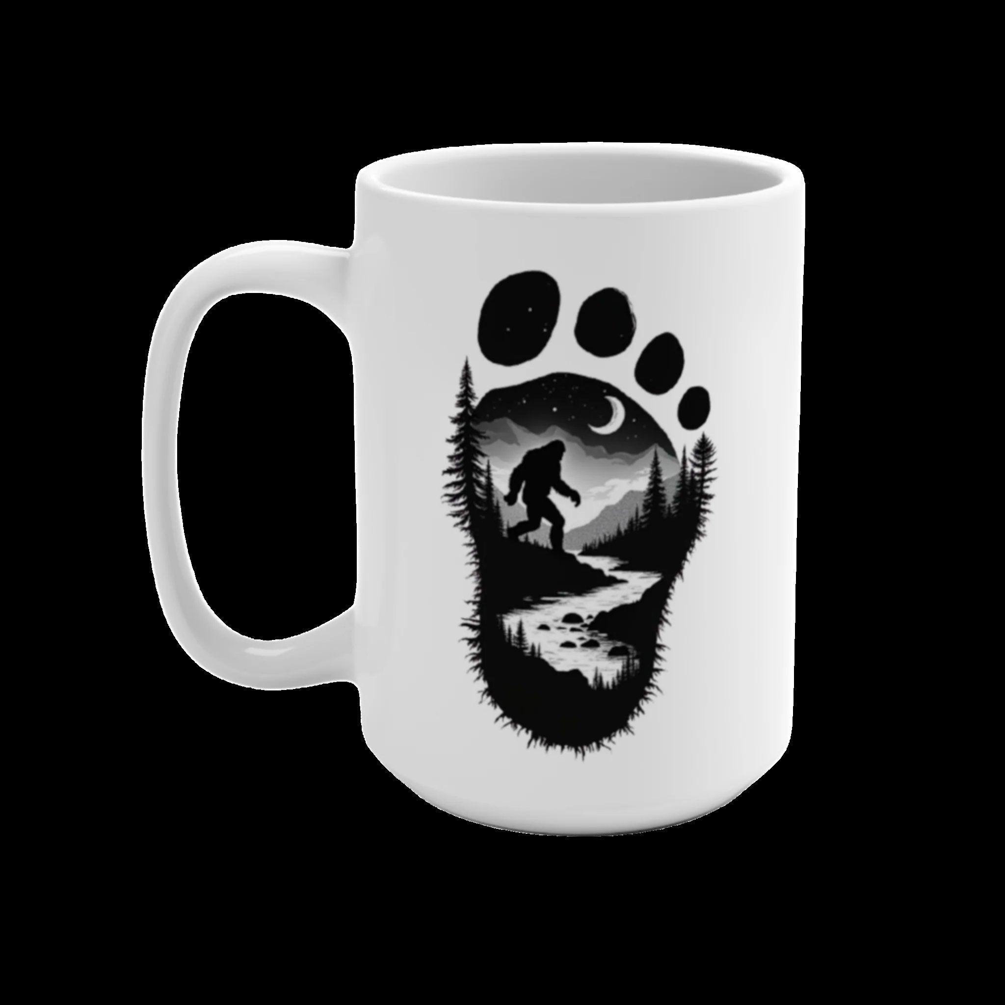 Large Ceramic Coffee Mug – Perfect for Coffee or Tea Lovers: Bigfoot mysteries