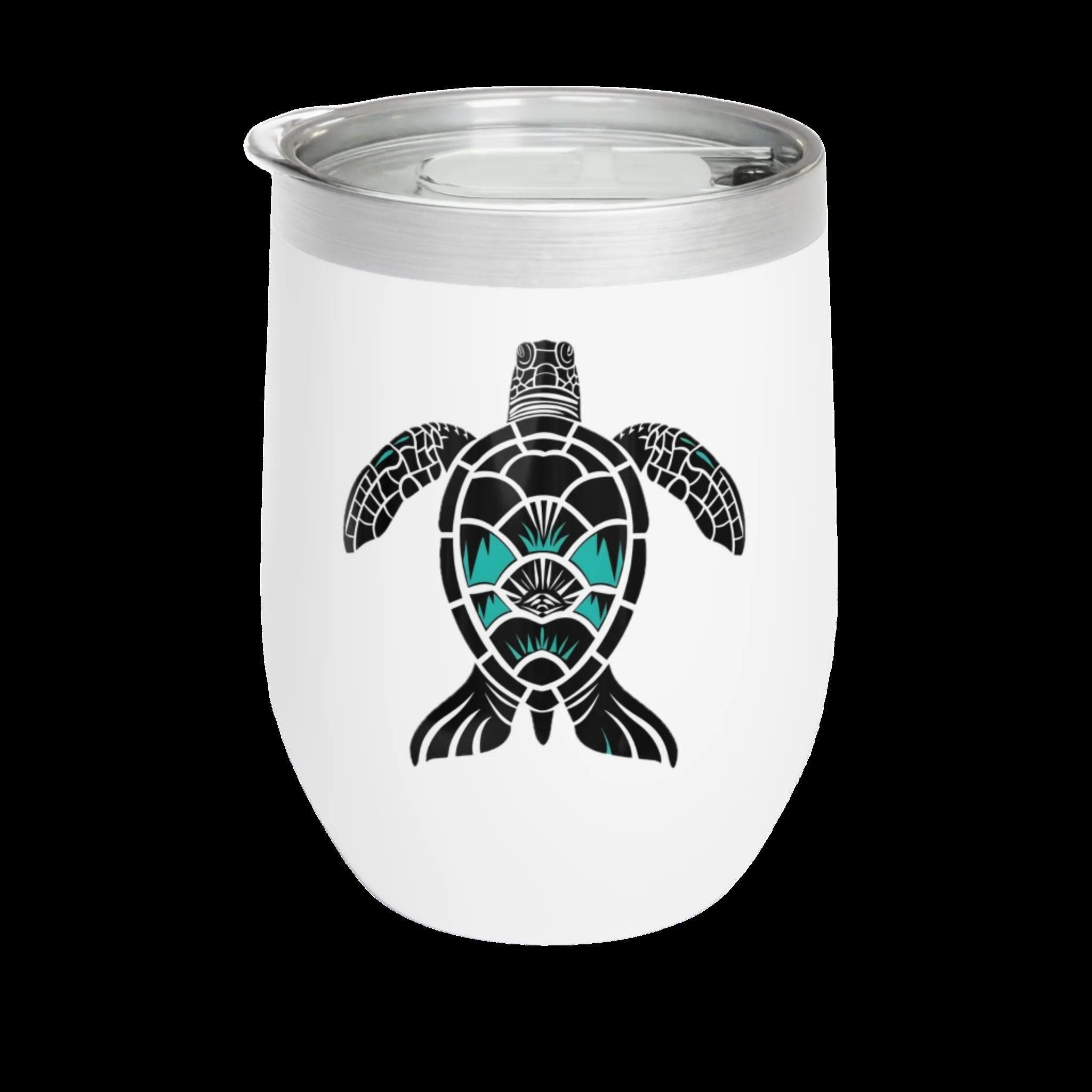 Chill Wine Tumbler 12oz: Turtle Toasts