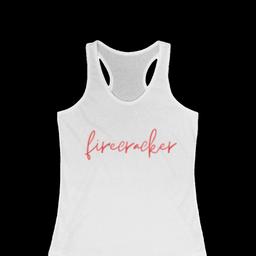 Women's Racerback Tank: Firecracker - 16496780790444824846_2048