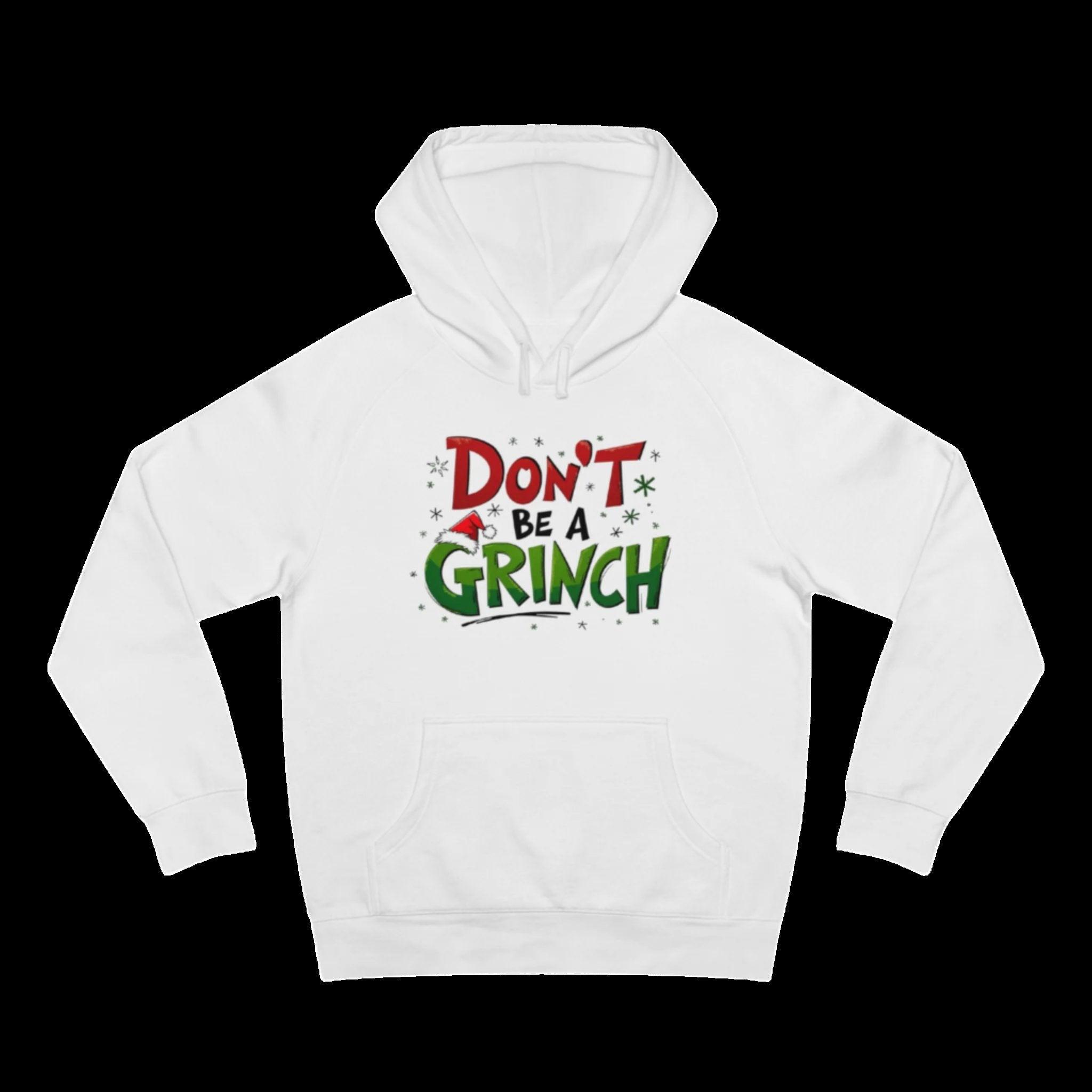 Mid-Weight Cotton Fleece Hoodie – Warm, Durable, and Stylish: Don't be a Grinch