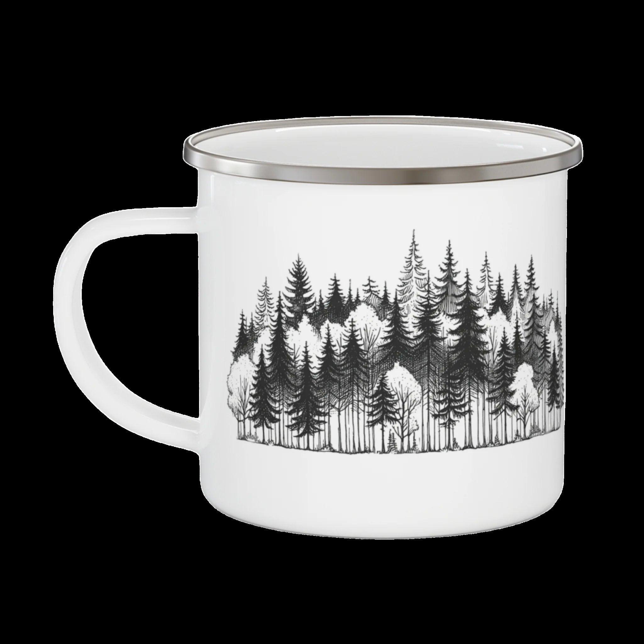 Enamel Camping Mug 12oz: County Line - 17594273503554245614_2048