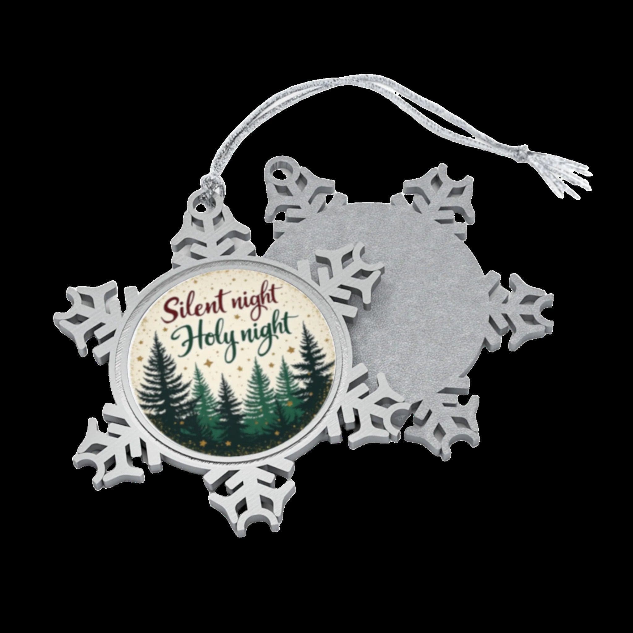 Elegant Snowflake Ornament Perfect for Holiday Decor: Silent Night