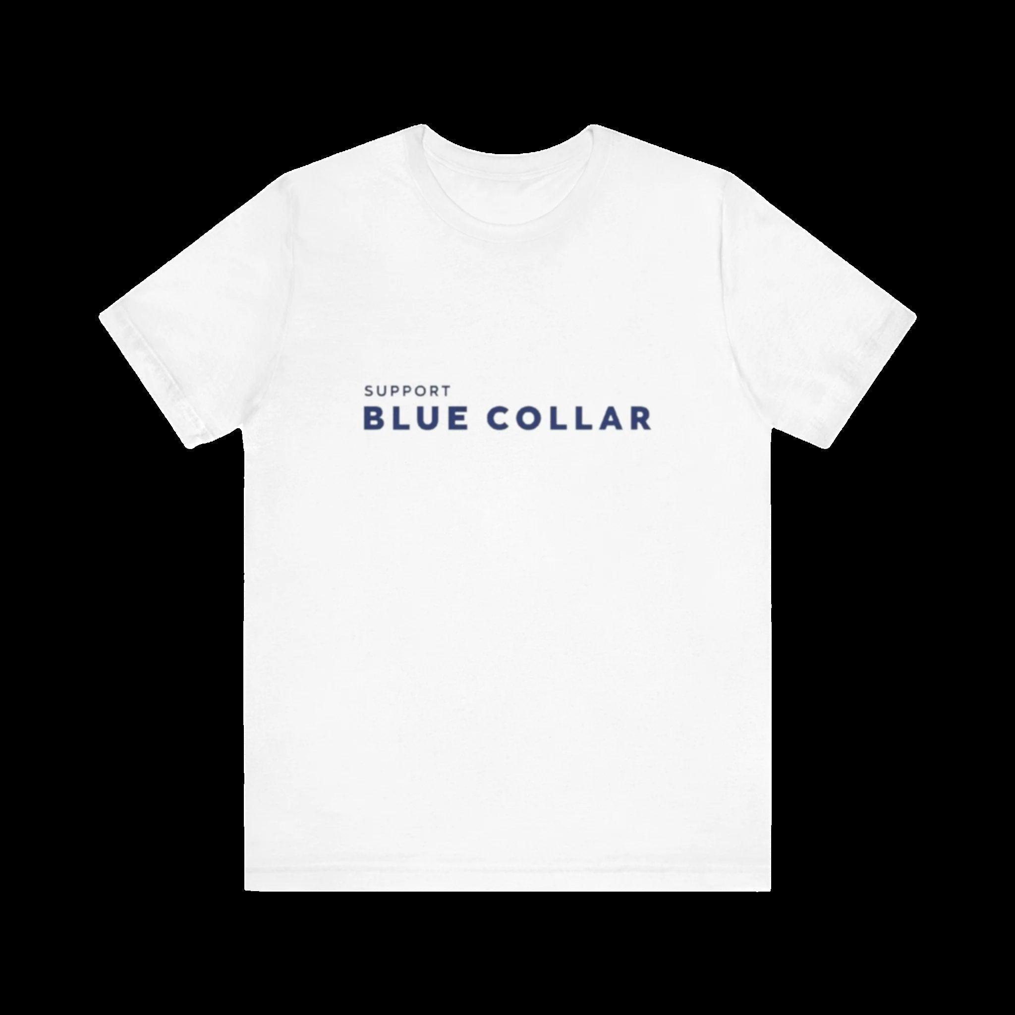 Classic Unisex Jersey T-Shirt – Soft, Breathable, and Versatile: Support Blue Collar - 2130998509366881620_2048