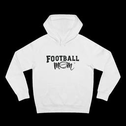 Preshrunk Cotton Blend Hoodie – Warm, Comfortable, and Durable: Football Mom - 3694316166901687239_2048