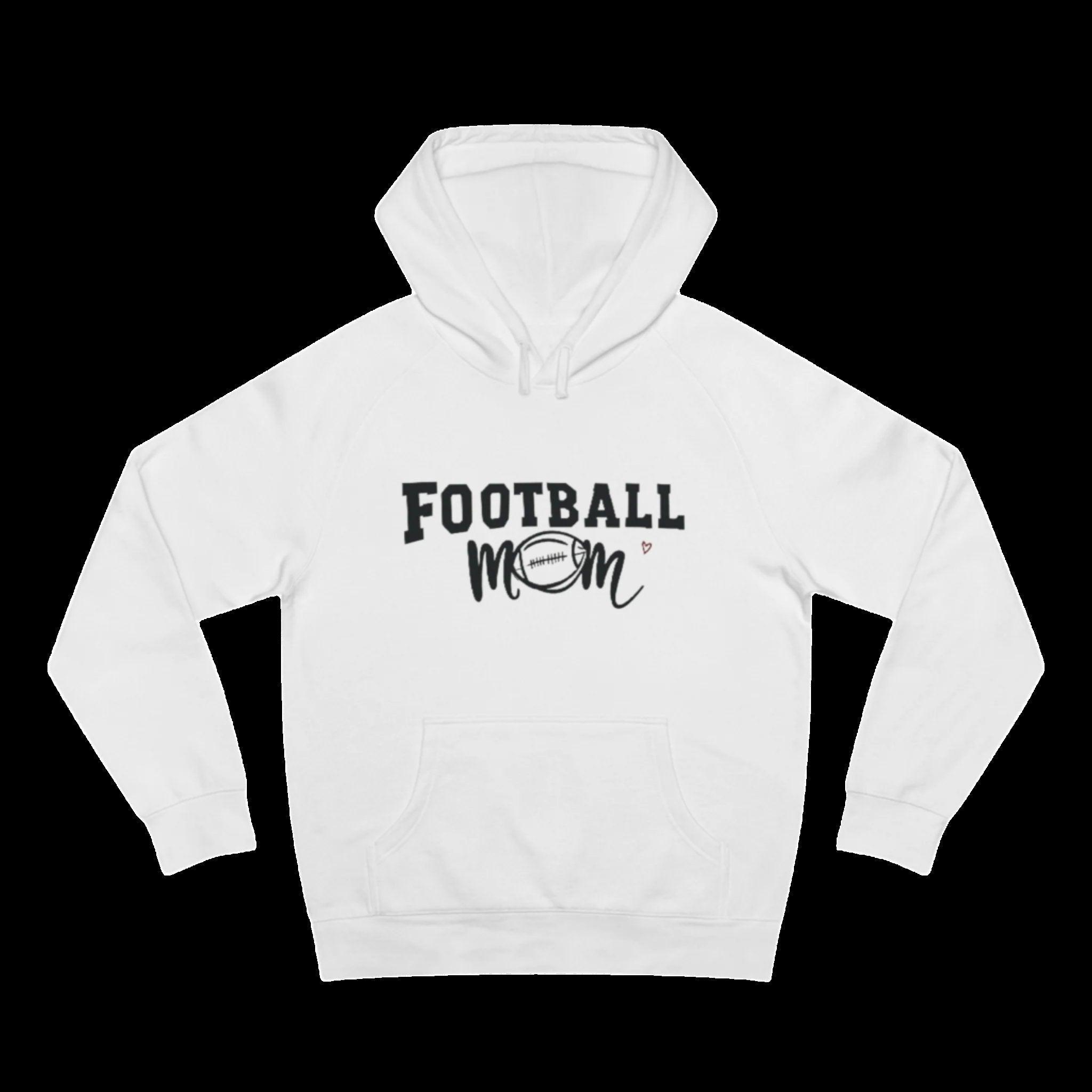 Preshrunk Cotton Blend Hoodie – Warm, Comfortable, and Durable: Football Mom