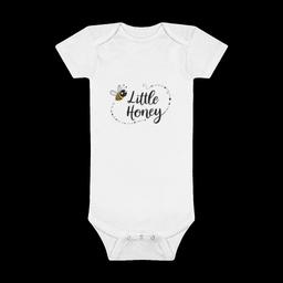 Onesie Organic Baby Bodysuit: Little Honey - 3785680737030560103_2048