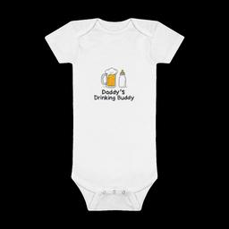 Onesie Organic Baby Bodysuit: Daddy’s Drinking Buddy - 4243134857802146130_2048