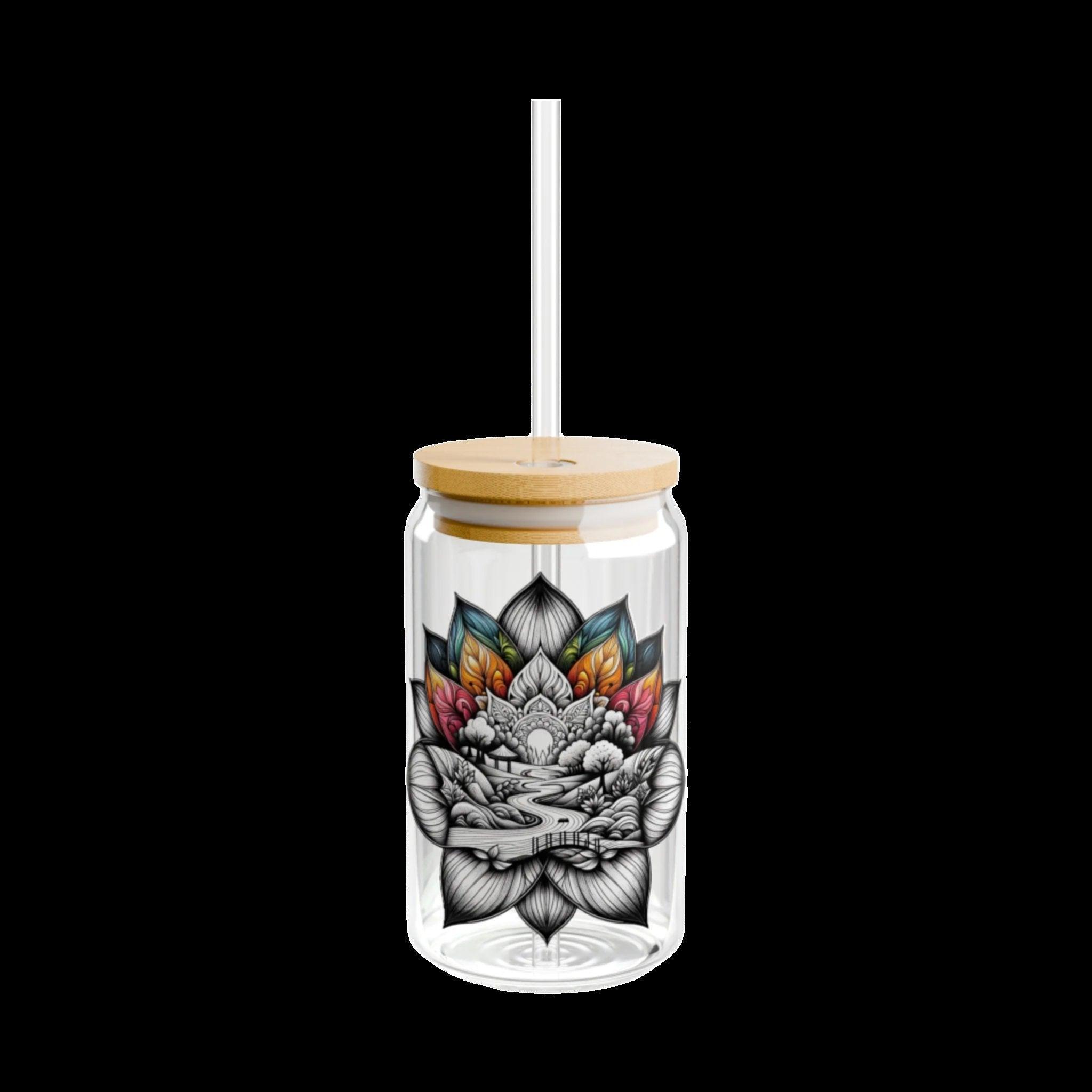 Glass Sipper 16oz: Day at the Park