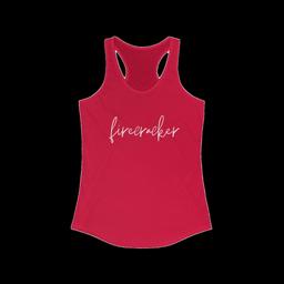 Women's Racerback Tank: Firecracker - 6027681309237629610_2048