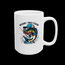 Mug 15oz: Wishin' I was Fishin' - 7097015756065616893_2048