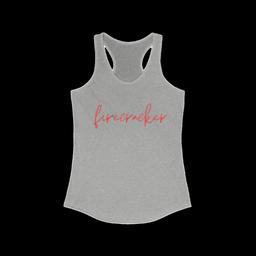 Women's Racerback Tank: Firecracker - 8092531115771578828_2048