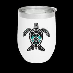 Chill Wine Tumbler 12oz: Turtle Toasts - 8783236264739526235_2048