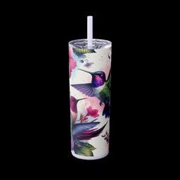 Skinny Tumbler with Straw 20oz: Summer Nectar - 9649458110432910892_2048