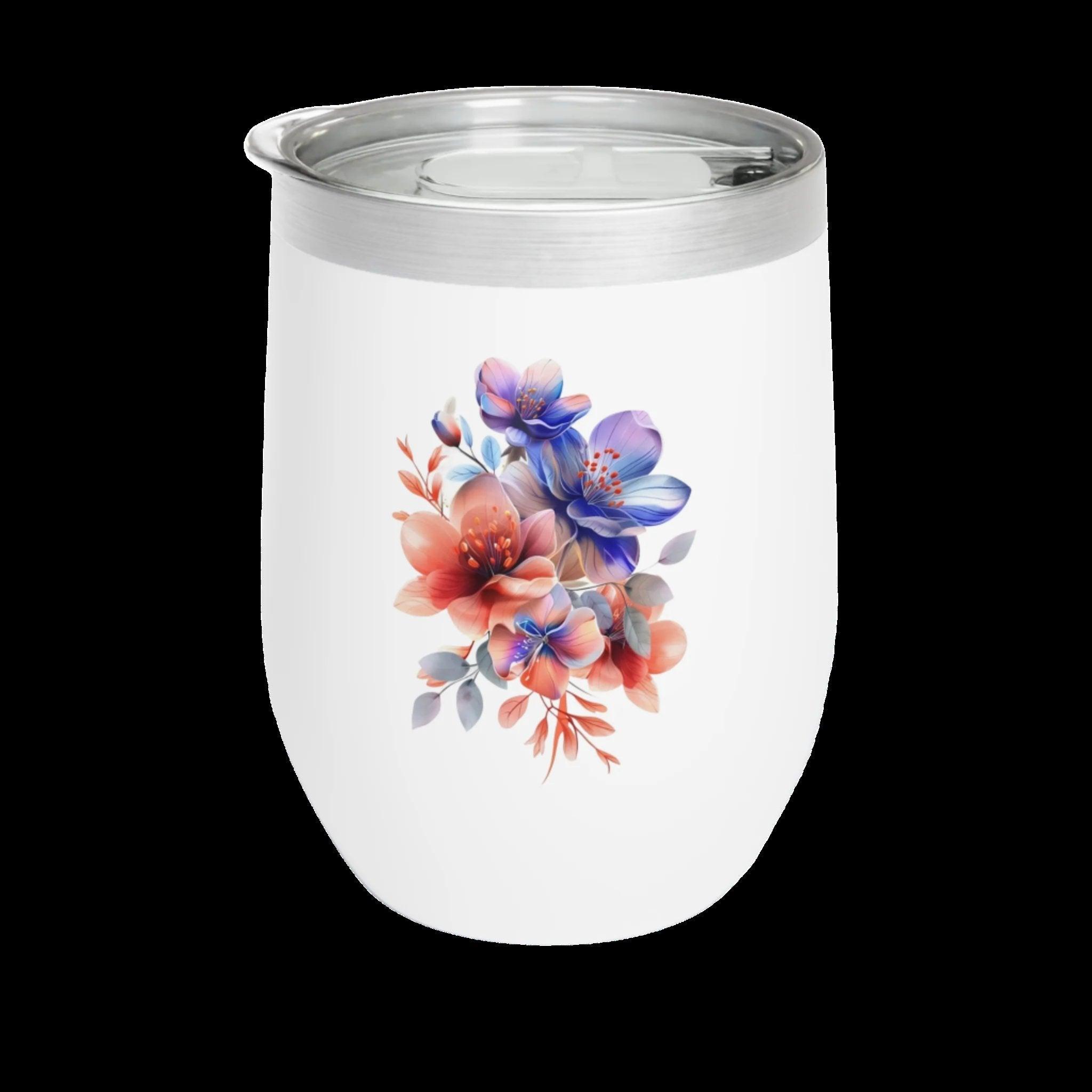 Chill Wine Tumbler 12oz: Vineyard Blossom