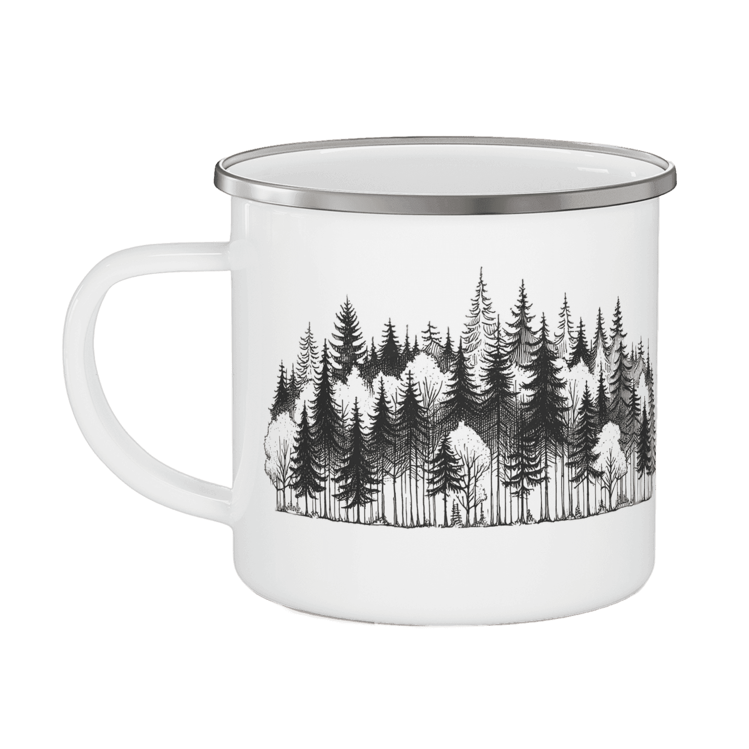 Enamel Camping Mug 12oz: County Line