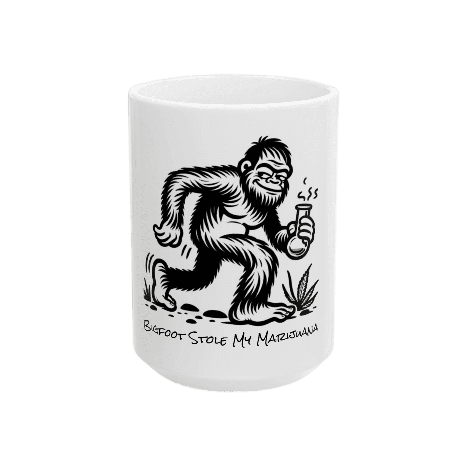 Mug 15oz: Bigfoot Stole My Marijuana